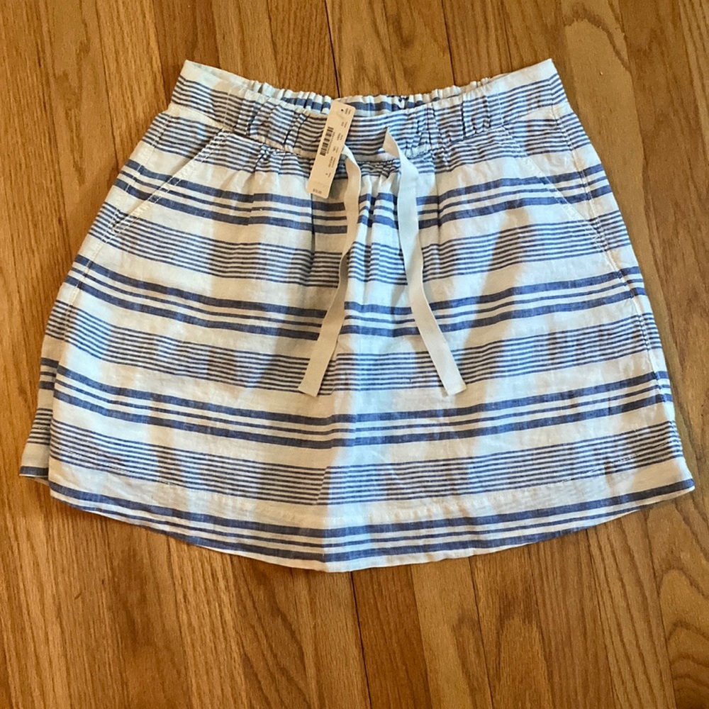 NWT J. Crew linen skirt Sz 6